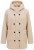 Ulla Popken 850589 Μπουφάν teddy Υπόλευκο - Μπουφάν - Γυναικεία μπουφάν μεγάλα μεγέθη