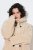 Ulla Popken 850589 Μπουφάν teddy Υπόλευκο - Μπουφάν - Γυναικεία μπουφάν μεγάλα μεγέθη