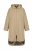 Ulla Popken 851764 Oversized παλτό με αποσπώμενη κουκούλα Άμμου - Παλτό - Γυναικεία Παλτό σε Μεγάλα Μεγέθη