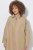Ulla Popken 851764 Oversized παλτό με αποσπώμενη κουκούλα Άμμου - Παλτό - Γυναικεία Παλτό σε Μεγάλα Μεγέθη