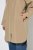 Ulla Popken 851764 Oversized παλτό με αποσπώμενη κουκούλα Άμμου - Παλτό - Γυναικεία Παλτό σε Μεγάλα Μεγέθη
