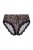 Ulla Popken 853106 Στρινγκ με animal print Μαύρο - Κυλοτάκια - 