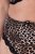 Ulla Popken 853106 Στρινγκ με animal print Μαύρο - Κυλοτάκια - 