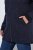 Ulla Popken 853577 Μπουφάν fleece Σκούρο μπλε - Μπουφάν - Γυναικεία μπουφάν μεγάλα μεγέθη