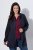 Ulla Popken 853577 Μπουφάν fleece Σκούρο μπλε - Μπουφάν - Γυναικεία μπουφάν μεγάλα μεγέθη