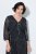 Ulla Popken 853620 Μίντι φόρεμα με animal print και μανίκια 3/4 Μαύρο - Μίντι φορέματα - Γυναικεία Midi Φορέματα σε Μεγάλα Μεγέθη