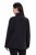 Ulla Popken 853668 Μπουφάν fleece με όρθιο γιακά Μαύρο - Ρούχα φλις - 