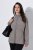 Ulla Popken 853668 Μπουφάν fleece με όρθιο γιακά Γκρι - Ρούχα φλις - 