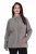 Ulla Popken 853668 Μπουφάν fleece με όρθιο γιακά Γκρι - Ρούχα φλις - 