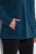 Ulla Popken 853668 Μπουφάν fleece με όρθιο γιακά Πετρόλ - Ρούχα φλις - 