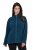Ulla Popken 853668 Μπουφάν fleece με όρθιο γιακά Πετρόλ - Ρούχα φλις - 