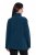 Ulla Popken 853668 Μπουφάν fleece με όρθιο γιακά Πετρόλ - Ρούχα φλις - 