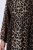 Ulla Popken 853788 Σιφόν φόρεμα με animal print Ανοιχτό καφέ - Μάξι φορέματα - Maxi Φορέματα σε Μεγάλα Μεγέθη