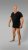 20 Nodi 9001 Short Sleeve V-Neck in Stretch Cotton Black - Μπλουζάκια κάτω από πουκάμισα -