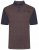 Kam Jeans 5490 Jersey Weave Contrast Polo Navy - Πόλο μπλουζάκια - Aνδρικά μπλουζακια πολο μεγάλα μεγέθη