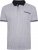 Kam Jeans 5487 Dobby Print Pique Polo White - Πόλο μπλουζάκια - Aνδρικά μπλουζακια πολο μεγάλα μεγέθη