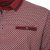  Kam Jeans 5488 Dobby Print Pique Polo Wine - Πόλο μπλουζάκια - Aνδρικά μπλουζακια πολο μεγάλα μεγέθη