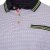 Kam Jeans 5488 Dobby Print Pique Polo Navy - Πόλο μπλουζάκια - Aνδρικά μπλουζακια πολο μεγάλα μεγέθη
