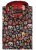 Kam Jeans 6040 Floral Skull Print Shirt Black - Πουκάμισα - Aνδρικά πουκαμισα μεγαλα μεγάλα μεγέθη