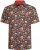 Kam Jeans 6040 Floral Skull Print Shirt Black - Πουκάμισα - Aνδρικά πουκαμισα μεγαλα μεγάλα μεγέθη