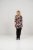 Scandinavian Caramel Flower Petals Tunic Brown - Τυπωμένα T-shirts για γυναίκες - 
