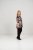 Scandinavian Caramel Flower Petals Tunic Brown - Τυπωμένα T-shirts για γυναίκες - 