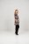 Scandinavian Caramel Flower Petals Tunic Brown - Τυπωμένα T-shirts για γυναίκες - 