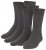 Adamo Aaron Soft-socks Charcoal 3-pack - Εσώρουχα/Μαγιό - Aνδρικά Εσώρουχα μεγάλα μεγέθη