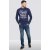 D555 Austin Long Sleeve T-shirt Navy - Μακό μπλουζάκια - Aνδρικά μπλουζεσ μεγάλα μεγέθη