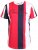 D555 Bancroft T-shirt Red/Navy - Μακό μπλουζάκια - Aνδρικά μπλουζεσ μεγάλα μεγέθη