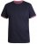D555 Bates T-shirt Navy - Μακό μπλουζάκια - Aνδρικά μπλουζεσ μεγάλα μεγέθη