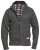 D555 Braxton Sweater Charcoal - φούτερ/Φούτερ με κουκούλα - φούτερ/Φούτερ με κουκούλα ανδρικά μεγάλα μεγέθη 