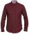 D555 Dawson Textured Shirt Dark Red - Πουκάμισα - Aνδρικά πουκαμισα μεγαλα μεγάλα μεγέθη