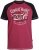 D555 Evans T-shirt Burgundy - Μακό μπλουζάκια - Aνδρικά μπλουζεσ μεγάλα μεγέθη