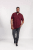 D555 Grant Polo Shirt Maroon - Πόλο μπλουζάκια - Aνδρικά μπλουζακια πολο μεγάλα μεγέθη