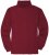 Adamo Fabio Comfort fit Turtleneck Long sleeve T-shirt Burgundy - Μακό μπλουζάκια - Aνδρικά μπλουζεσ μεγάλα μεγέθη