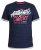 D555 Finn T-shirt Navy - Μακό μπλουζάκια - Aνδρικά μπλουζεσ μεγάλα μεγέθη