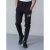 D555 Matt Fashion Sweatpants Black - Αθλητικές φόρμες/σορτσάκια - Αθλητικές Φόρμες ανδρικεσ μεγάλα μεγέθη