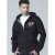 D555 Verlin Couture Full Zip Hoodie Black - φούτερ/Φούτερ με κουκούλα - φούτερ/Φούτερ με κουκούλα ανδρικά μεγάλα μεγέθη 