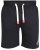 D555 Harvey Fleece Shorts Black - Αθλητικές φόρμες/σορτσάκια - Αθλητικές Φόρμες ανδρικεσ μεγάλα μεγέθη