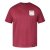 North Latitude T-Shirt With Print Κόκκινο - Μακό μπλουζάκια - Aνδρικά μπλουζεσ μεγάλα μεγέθη