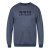 North Latitude Crewneck Logo Sweat Μπλε μαρέν - φούτερ/Φούτερ με κουκούλα - φούτερ/Φούτερ με κουκούλα ανδρικά μεγάλα μεγέθη 