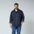 North Latitude Denim Shirt LS Μπλε - Πουκάμισα - Aνδρικά πουκαμισα μεγαλα μεγάλα μεγέθη