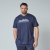 North Latitude Mountain T-Shirt V-Neck Μπλε μαρέν - Μακό μπλουζάκια - Aνδρικά μπλουζεσ μεγάλα μεγέθη