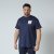 North Latitude T-Shirt With Print Μπλε μαρέν - Μακό μπλουζάκια - Aνδρικά μπλουζεσ μεγάλα μεγέθη