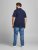 Jack & Jones Jersey Polo Navy - Πόλο μπλουζάκια - Aνδρικά μπλουζακια πολο μεγάλα μεγέθη