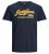 Jack & Jones Logo T-Shirt Navy - Μακό μπλουζάκια - Aνδρικά μπλουζεσ μεγάλα μεγέθη