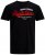 Jack & Jones Elogo T-Shirt Black - Μακό μπλουζάκια - Aνδρικά μπλουζεσ μεγάλα μεγέθη