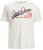 Jack & Jones Elogo T-Shirt White - Μακό μπλουζάκια - Aνδρικά μπλουζεσ μεγάλα μεγέθη