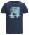 Jack & Jones Jump T-shirt Navy - Μακό μπλουζάκια - Aνδρικά μπλουζεσ μεγάλα μεγέθη